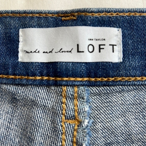 Loft Cuff Jean shorts Size 27 - Picture 3 of 8